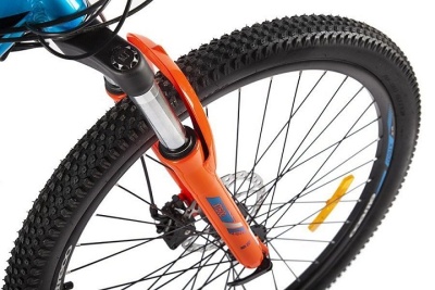 фото Электровелосипед Велогибрид Eltreco XT 600 D (Сине-оранжевый-2387)