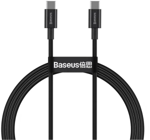 Кабель USB-C BASEUS Superior Series Fast Charging, Type-C - Type-C, 100W, 1 м, черный