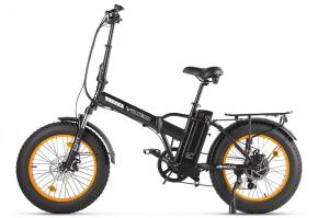 Электровелосипед Велогибрид VOLTECO CYBER (Черно-оранжевый-2170)
