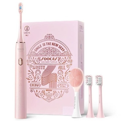 фото Электрическая ультразвуковая зубная щетка Xiaomi Soocas X3U Pink Set Limited Edition Facial розовый