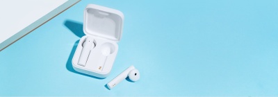 фото Беспроводные наушники Xiaomi Mi True WirelessEarphones 2 Basic (TWSEJ08WM) White