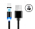фото Магнитный кабель USB - Lightning 1м Skydolphin  S59