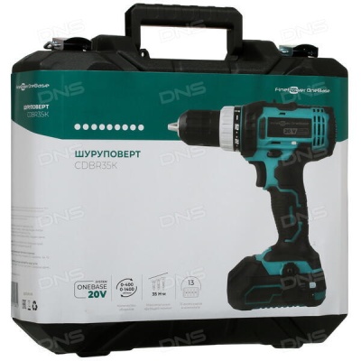 фото Дрель-шуруповерт FinePower CDBR35K OneBase20(кейс+АКБ 2мАч+ЗУ)