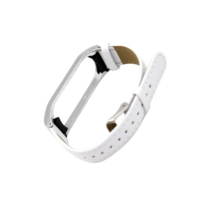 фото Кожаный ремешок для mi band 3/4