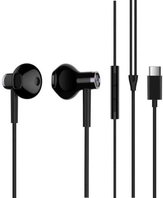 фото Гарнитура Xiaomi Mi Dual Driver Earphones, USB Type-C, вкладыши, черный