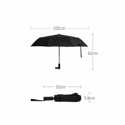 фото Зонт Xiaomi KongGu Auto Folding Umbrella WD1 Black