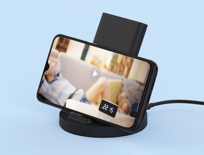 фото Беспроводное зарядное устройство Xiaomi Vertical Wireless Charger 20W Black WPC02ZM