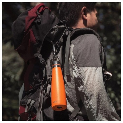 фото Термос Xiaomi Kiss Kiss Fish KKF Insulation Cup с OLED-дисплеем 475 мл оранжевый