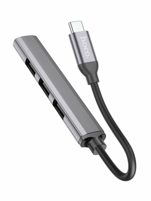 фото HUB адаптер BASEUS AcmeJoy 4-in-1, Разветвитель Type-C to USB3.0*3 + Type-C PD100W/DATA
