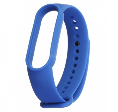 фото Ремешок для mi band 5 Синий