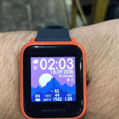 фото Смарт часы Amazfit Bip Bright Orange