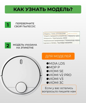 фото Контейнер для пыли Xiaomi Mijia Vacuum Lds (STYTJ02YM)/Mop P/Viomi SE/V2Pro/V3/3С