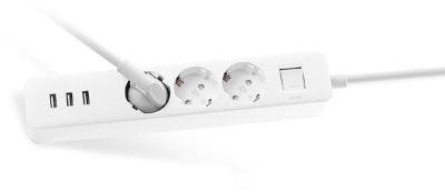 фото Сетевой фильтр Xiaomi Mi Power Strip Global 3xUSB XMCXB04QM (White)