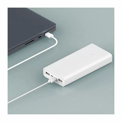 фото Внешний аккумулятор Xiaomi Power Bank 3 (20000 mAh, белый)