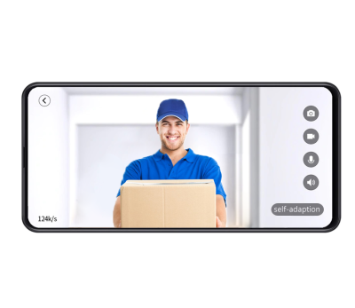 фото Умный дверной видео-звонок Xiaomi Dinglink Smart Video Doorbell c динамиком (белый)