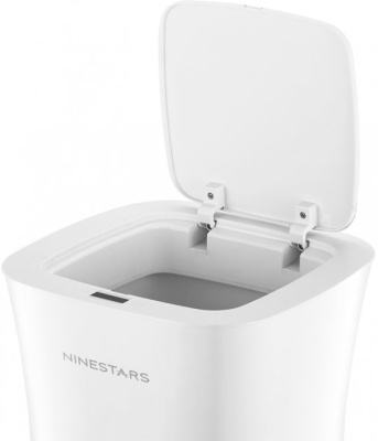 фото Мусорное ведро Xiaomi Ninestars Waterproof Trash Can 10L White (Белый)