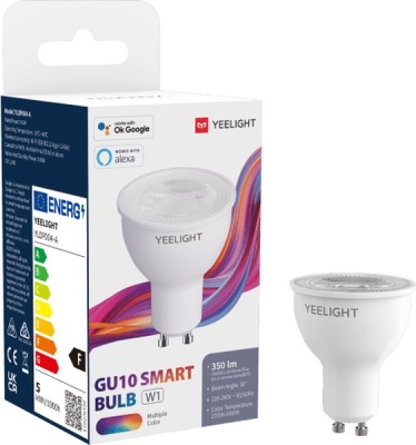 фото Умная лампа Yeelight Essential W1 GU10 4.5Вт 350lm Wi-Fi (YLDP004-A) цветная