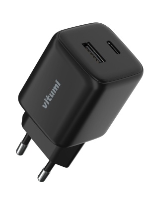 фото Сетевое зарядное устройство Vitumi USB-C+USB-A, 20 Вт