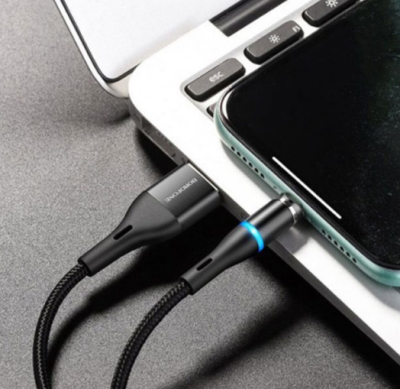 фото Магнитный кабель USB - Micro USB 1.2м Borofone BU16