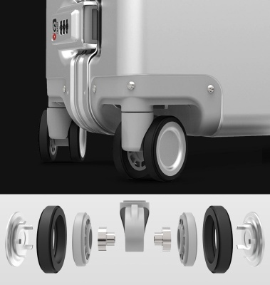 фото Чемодан Xiaomi 90 Points Metal Suitcase 20 Silver
