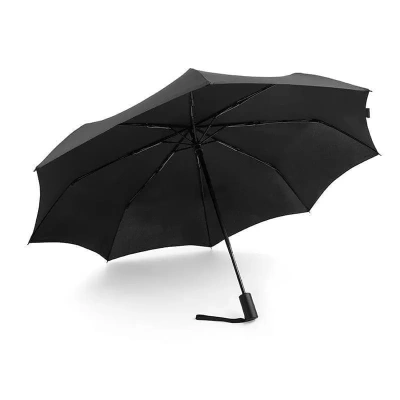 фото Зонт Xiaomi Mi Zuodu Reverse Folding Umbrella Black с фонариком