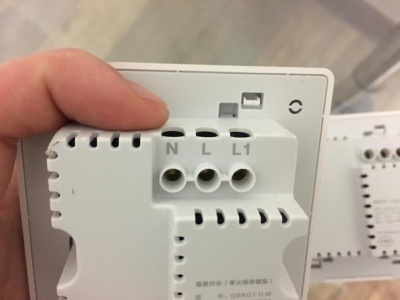 фото Умный выключатель Xiaomi Aqara Wall Switch ( Двойной без нулевой линии)
