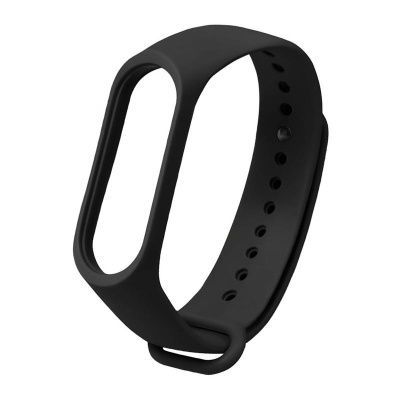 фото Ремешок для mi band 5 Черный