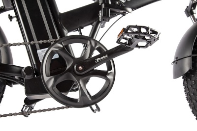 фото Электровелосипед Велогибрид VOLTECO CYBER (Черно-оранжевый-2170)