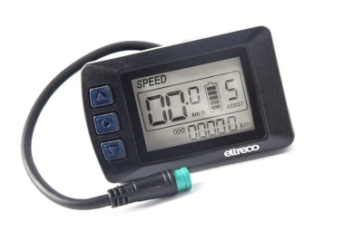 фото КОМПЛЕКТ Eltreco 48V 350W LCD 26" передний + АКБ 48V 10А/ч (HL)