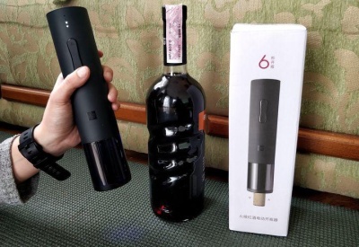 фото Электроштопор Xiaomi Huo Hou Xiaomi Electric Wine Opener Black