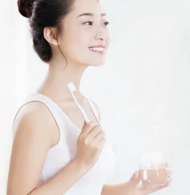 фото Зубная щетка Xiaomi Dr.Bei Bass Toothbrush Youth White белый (1шт)