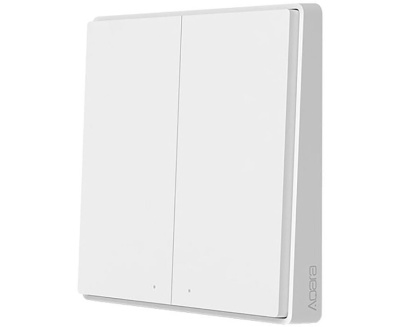 фото Беспроводной выключатель Xiaomi Aqara smart Wall Wireless switch Double key D1 ( Двойной)