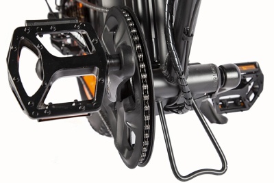 фото Электровелосипед Велогибрид VOLTECO CYBER (Черно-оранжевый-2170)