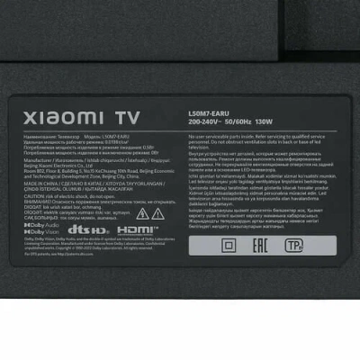фото 50" (127 см) Телевизор LED Xiaomi MI TV A2 черный