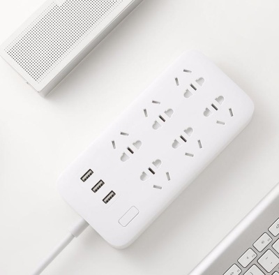 фото Удлинитель Xiaomi Mi Power Strip (6 розеток + 3 USB порта, белый)