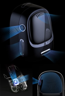 фото Рюкзак-переноска для животных Xiaomi Petkit Fresh Wind Cat Backpack  P7701 Green