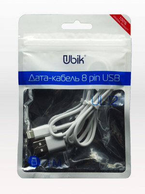 фото Кабель 8 pin USB Ubik UL12W