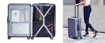 фото Чемодан Xiaomi Ninetygo PC Aluminum Frame Luggage 24'' Grey