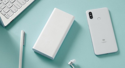 фото Внешний аккумулятор Xiaomi Power Bank 3 (20000 mAh, белый)