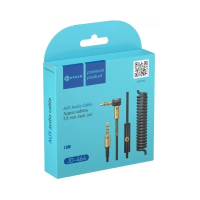 фото Кабель AUX JD464 1.8m