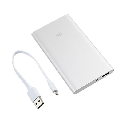 фото Внешний аккумулятор Xiaomi Mi Power Bank 5000 mAh, алюминий, серебристый
