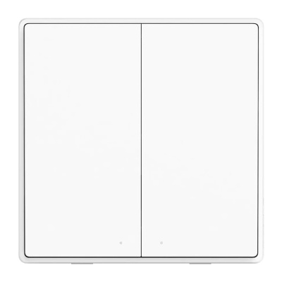 фото Умный выключатель Xiaomi Aqara Wall Switch ( Двойной без нулевой линии)