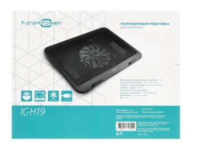 фото Подставка для ноутбука FinePower IC-H19 черный