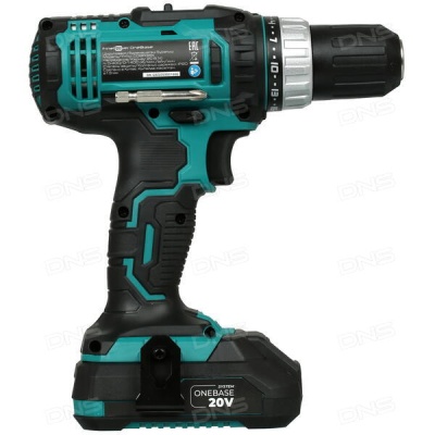 фото Дрель-шуруповерт FinePower CDBR35K OneBase20(кейс+АКБ 2мАч+ЗУ)