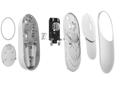 фото Беспроводная мышь Xiaomi Mi Portable Mouse Bluetooth серебристый