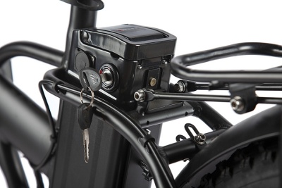 фото Электровелосипед Велогибрид VOLTECO CYBER (Черно-оранжевый-2170)