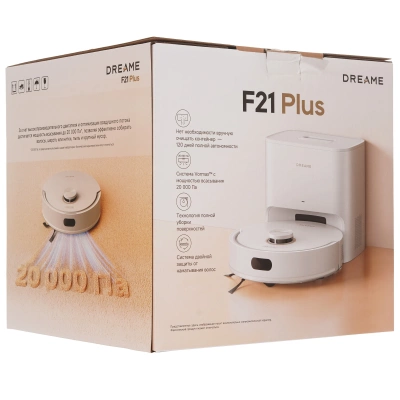 фото Робот-пылесос Dreame F21 Plus Белый