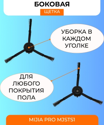 фото Боковая щетка для робот пылесоса Xiaomi mijia vacuum-mop pro MJSTS1 фото Боковая щетка для робот пылесоса Xiaomi mijia vacuum-mop pro MJSTS1