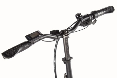 фото Электровелосипед Велогибрид VOLTECO CYBER (Черно-оранжевый-2170)