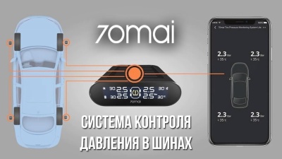 фото Система контроля давления в шинах Xiaomi 70mai tire pressure tester